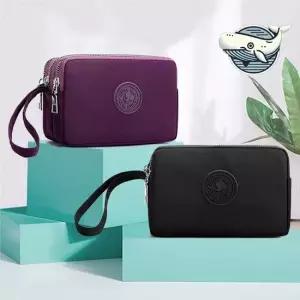 세련된 나일론 미니 클러치백 수납 편한 핸들 스트랩 지갑 여자손가방 여자파우치