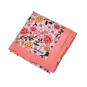 플라워패턴 순면 여성 손수건 2매입 선물 순면손수건 여성손수건 데일리손수건 외출시