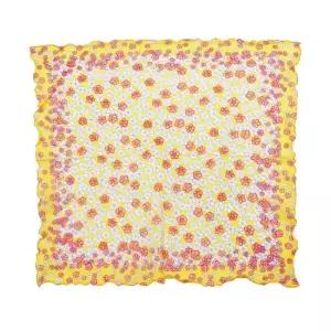 바이어스순면 프릴 여성 손수건 산책 등산 스카프 순면손수건 여성손수건 데일리손수건