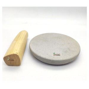 BRIJ HAAT 스톤 찬단이 오리지널 샌달우드 스틱으로 차클라 파타를 문지르는 사이즈 작은 @4인치