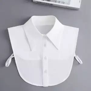 페이크넥 넥카라 셔츠 빅 카라 블라우스 레이어드 깔끔패션 빅카라패션 페이크셔츠