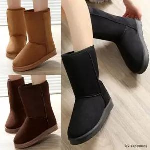 겨울 여성 퍼 숏부츠 방한부츠 미들부츠 털부츠 방한부츠 방한화 털부츠 퍼부츠