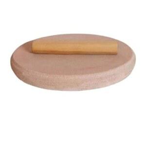 천연 샌달우드 스틱이 있는 샌달우드 문지르기 스톤, 찬단 파타 보드 차클라 4인치, 찬단 스틱 1개 포함