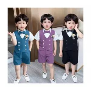 팜므 남아 정장 유아 여름 칼라 반바지 2종세트설날