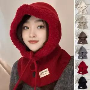 겨울 뽀글이 후드 넥워머 바라클라바 URK-1004345 페이크후드 페이크넥워머 니트넥워머