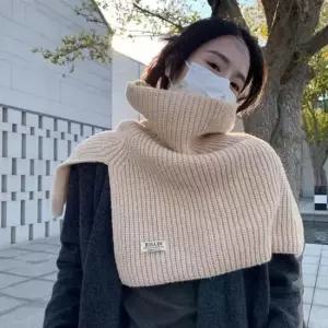 니트 숄더 터틀넥 겨울 방한 넥워머 머플러 목도리 스카프 목폴라 목토시 목폴라 니트