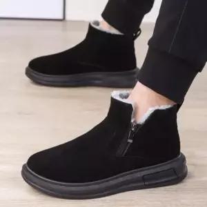 남성 스웨이드 겨울 방한화 털부츠 털신발 털운동화 앵글부츠 겨울운동화 남자부츠