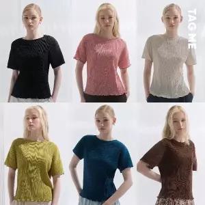 26SS[태그미] 썸머 더블 플리츠 블라우스 6종