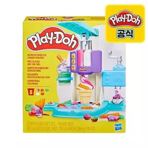 상상플레이 손잡이를 주르륵 무지개 토핑 아이스크림 만들기 클레이 장난감 학습교재 수업교구