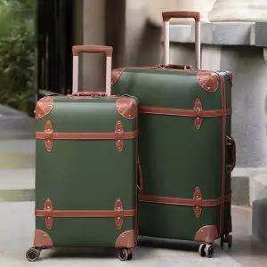 비밀번호 앤틱 캐리어 여행가방 대용량 빈티지 가방