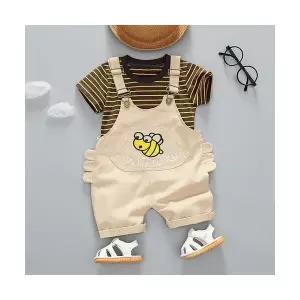 팜므 아동 아기 썸머허니비 멜빵셋세트설날