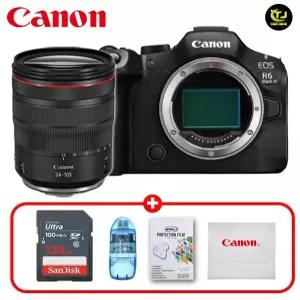 캐논 정품 EOS R6 Mark III+RF 24-105mm F4 L IS USM KIT/128G+리더기+잘라쓰는보호필름+극세사융 /TJ