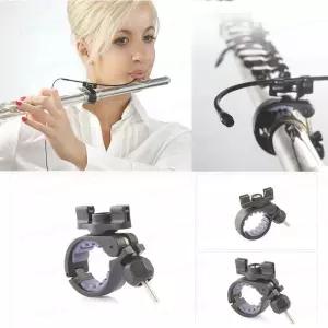 넓은 클램프 비올라 마운트 집게 마이크 바이올린 거치대