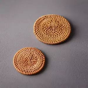 [콩심팥심]라탄 컵받침 티코스터 홀더 LMCF-0048