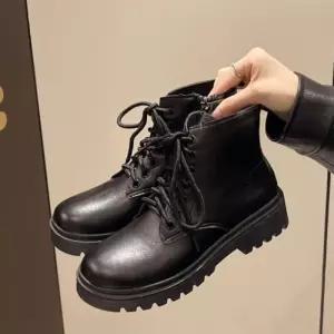 [라일리] Rly 여성 발목 부츠 신발 빅사이즈 볼드솔 레더 하이