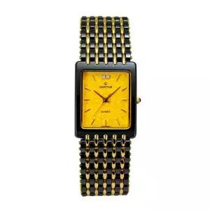 [카리타스]다이아몬드 지르코륨 사파이어 남자 사각 선물 명품 예물 고급 손목 시계 C77M