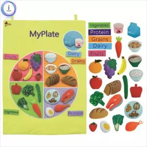 h74 차트 나의 음식 즐겨찾기 3176벽걸이벽보 학습 교육 어린이교구 나의판 인형