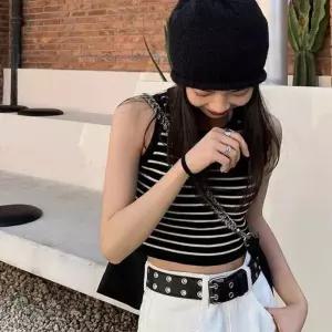 [라일리여성언더웨어] Rly SD-260321 이너티 민소매 줄무늬 코넨즈