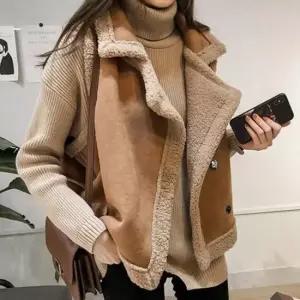 여성 무스탕조끼 페이크퍼 겨울아우터 여자조끼 3컬러