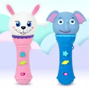 애니멀 캐릭터 소프트 마이크 장난감 어린이선물 아기용 유아용 집콕놀이