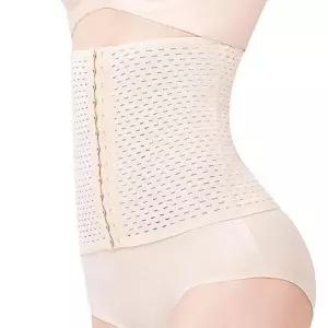 [로즈엘리][단품] 매끈라인 통기좋은 메쉬 코르셋 버클 바디쉐이퍼 2컬러 2026