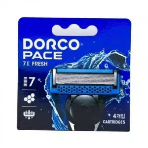 수염 도루코 7중날 면도날 페이스 프레쉬 4개