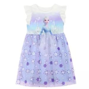 [프리미에팜]겨울왕국 여아 홀릭 민소매 레이스 원피스 BL