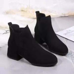 [옷자락]여성 따뜻한 겨울 데일리 앵클부츠 편안한 스타일