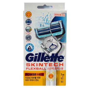 질레트 스킨텍 파워 면도기 (배터리전동형 건전지내장 )