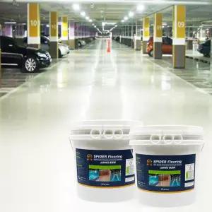 스파이더 플로어 주차장 기계실 전기실 보행로 인테리어 빈티지 바닥용 냄새없는 수성 에폭시페인트 6kg