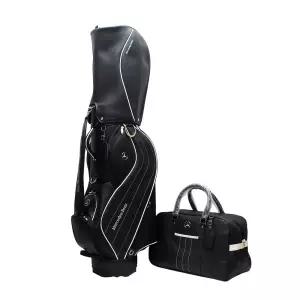 벤츠 골프 가방세트(캐디백+보스턴백) 블랙&화이트 KIM122603