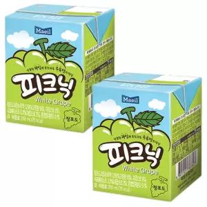 피크닉 청포도 200ml 24팩 매일 사과 과수원 주스