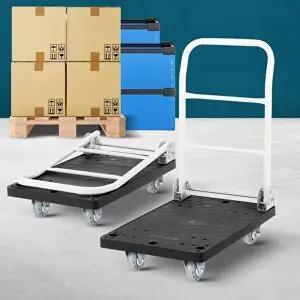 검정사각대차국산인라인소 끌차 이동바퀴 핸들카 밀차_W9718B5