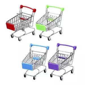 [하프클럽/]바구니 -T 마트카트 미니카트 태극 미니쇼핑카트 칼라