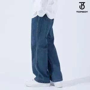 [탑보이]올시즌 세미 와이드 올밴딩 데님팬츠  SA027 _P380446439