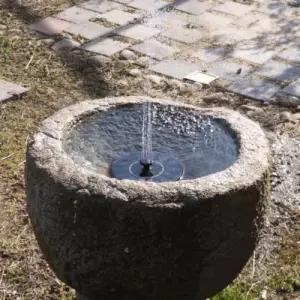 태양광 미니 분수대 2개 정원 마당 꾸미기 가든소품