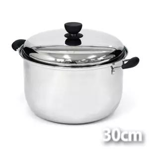 키친아트 3중바닥 스텐곰솥 30cm 들통 냄비/곰솥/국통/잼팟/찜기/식당/업소용/육수통/다양한/요리/찜솥