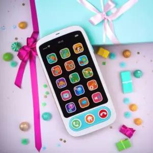 캐스B 스마트 터치폰 멜로디 아기핸드폰 돌아기장난감 전화기 휴대폰 불빛 소리나는 전화놀이