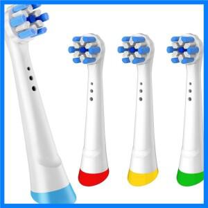 브라운 오랄비 iO 3 4 5 6 7 8 9 10 시리즈 전동칫솔 호환 교체용 칫솔모 4/8개입