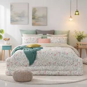 [롯데백화점]박홍근홈패션 엘카 2 모달극세사 겨울 차렵패드세트 퀸/킹 겸용(Q/K) 200X230cm