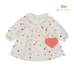 [롯데백화점]에뜨와 오로라하트원피스 07T124008/임신,출산,백일,돌선물,조카선물