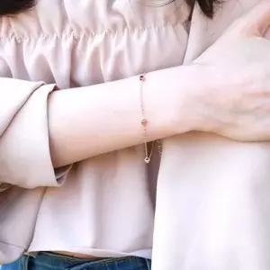 [이어넥핸즈] 써지컬스틸 텀네모체인 팔찌(실버.로즈골드)