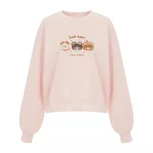 [샐리] 베어패치레터링자수맨투맨_I6A-CTS022