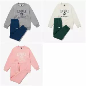 노스페이스 키즈 NM5MP55 익스플로어 브러쉬드 스? 세트 337958