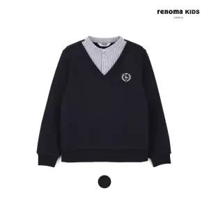 [레노마키즈]남아 헨리넥셔츠레이어드 맨투맨 초등남아 단정한옷 ( R2611T105_1 )_CJ