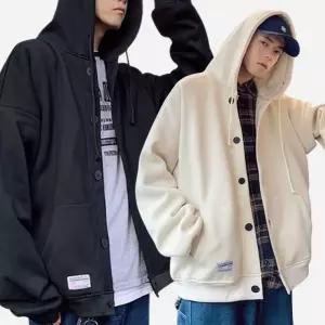 간절기 후드 티셔츠 남자 남성 오버핏 기모 자켓 아우터 셔츠 여성 남성집업 남자 티 기모티 단체 점퍼