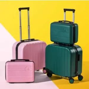 인치 기내용 캐리어 레디백 14인치 미니  2종세트 그린