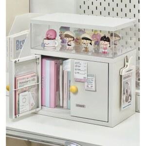 미니캐비넷 2단 서랍함 책상위 다용도 철재 캐비닛 컬러 철제 그레이 수납장 양철케이스