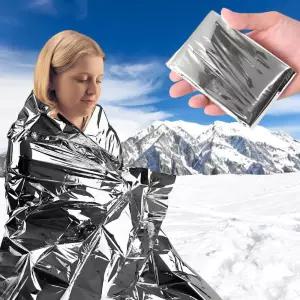비상 은박 보온 담요 재난 등산 캠핑 응급 구조용 체온유지 방풍 방수 생존용 휴대