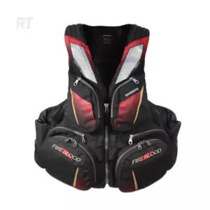로켓터틀 시마노 VF-110X LIMITED BLOOD RED XL 구명조끼 시마노구명조끼